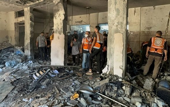  Condena al ataque a la escuela de la Sagrada Familia en Gaza 